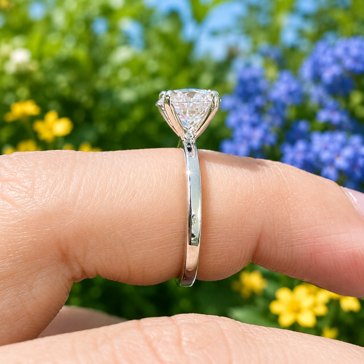 Moissanite Engagement Ring