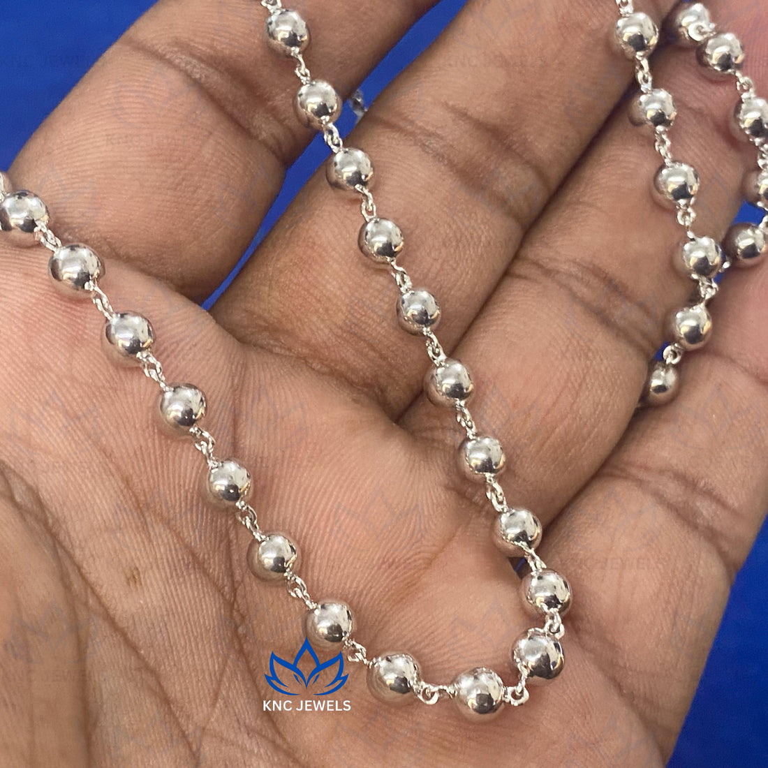 4mm Sterling Silver Ball Chain, Georgian Style Ball Necklace