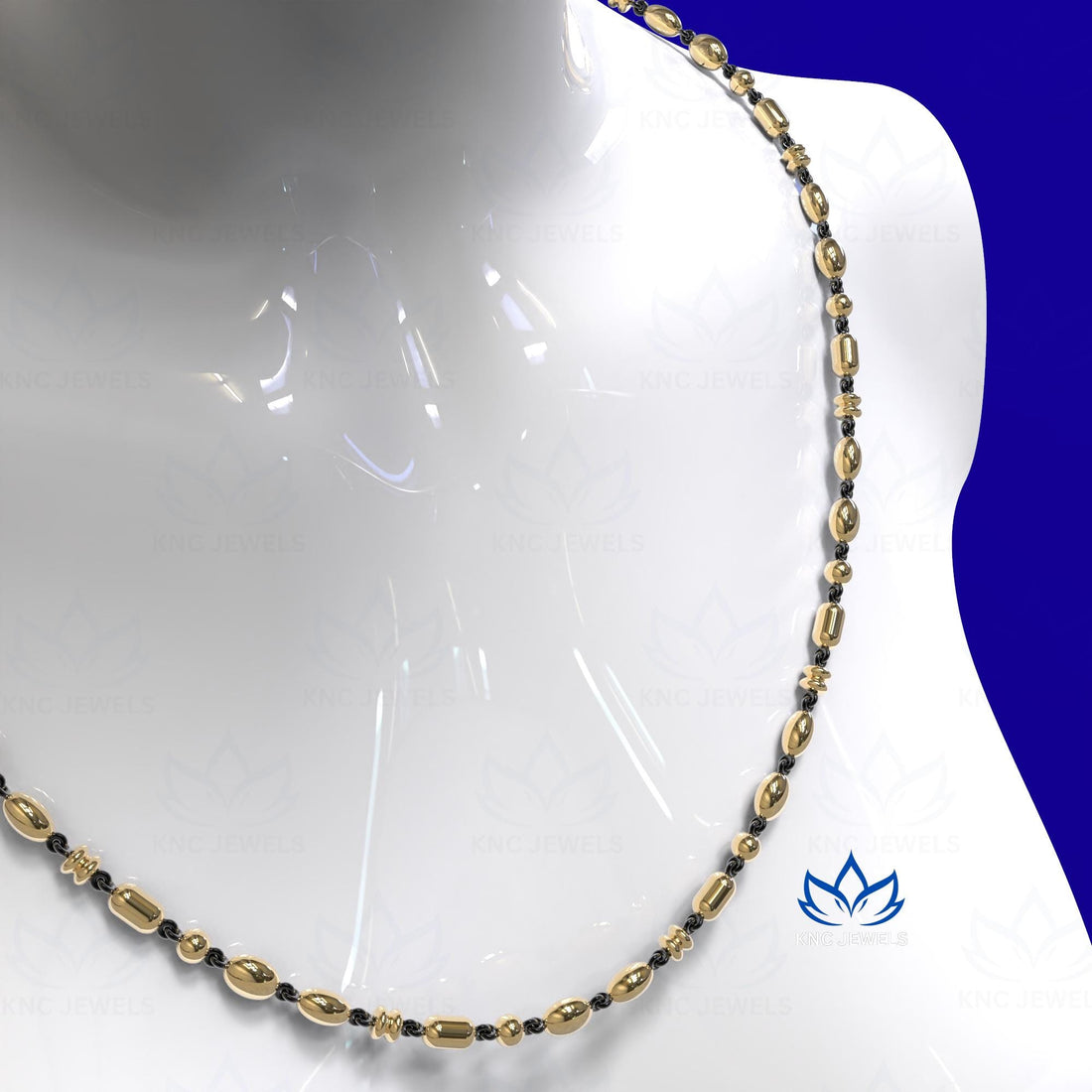 Victorian Moissanite Ball Chain Necklace, Sterling Silver, Blackened Gold, Georgian Edwardian Antique Style Beaded Necklace, Gift for Her