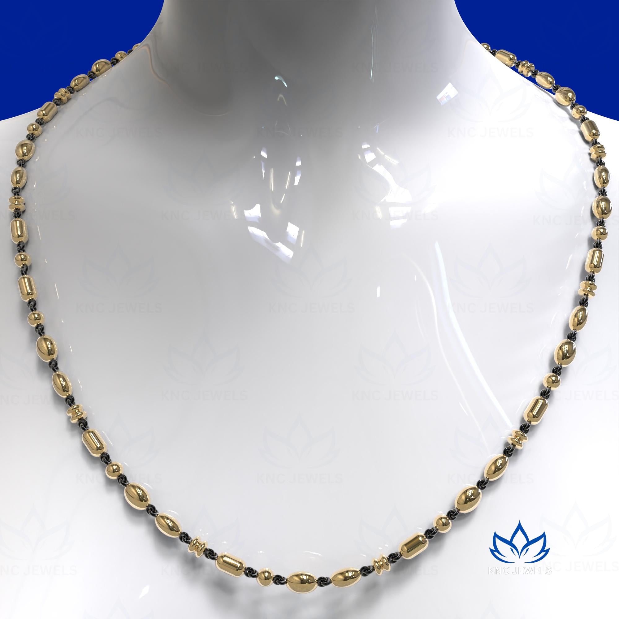 Victorian Moissanite Ball Chain Necklace, Sterling Silver, Blackened Gold, Georgian Edwardian Antique Style Beaded Necklace, Gift for Her