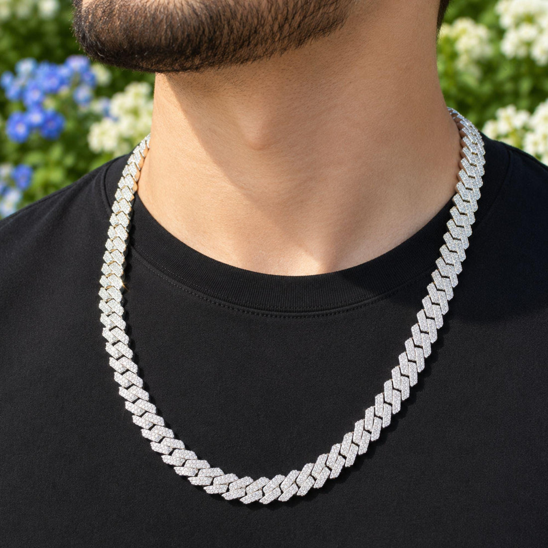 Iced Out Lab Grown Diamond Cuban Link Chain - Hip Hop Jewelry